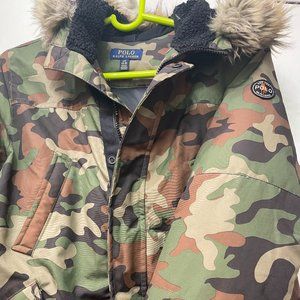 Camo water resistant, Big Kid winter Jacket